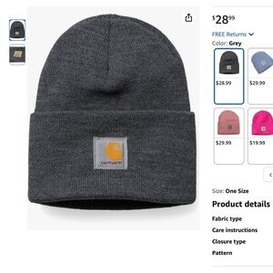 Carhartt hat